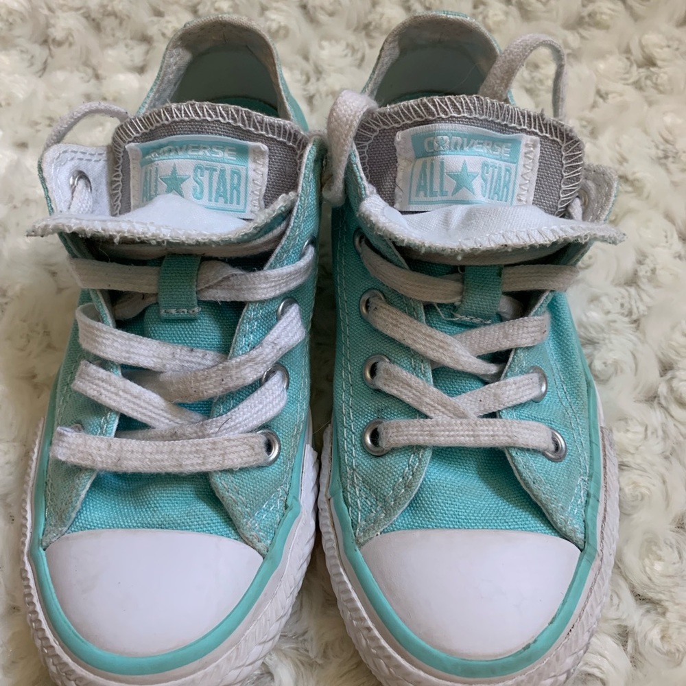 Mint colored Converse